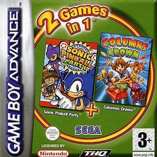 2 Games in 1: Sonic Pinball Party + Columns Crown