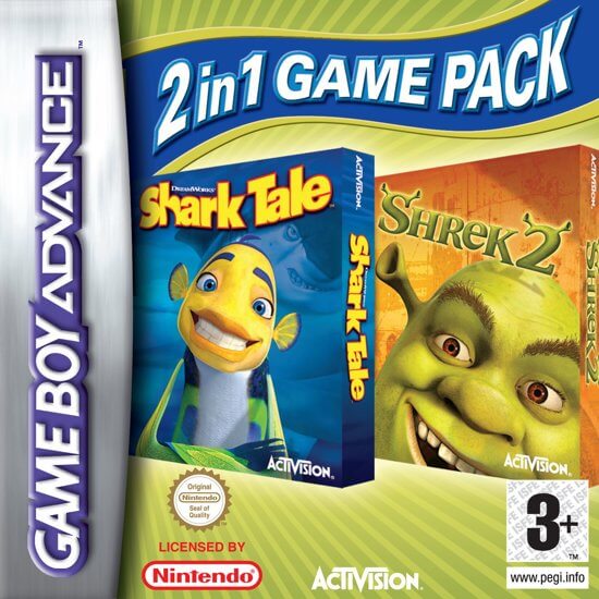 2 in 1 Game Pack: Shrek 2 + Shark Tale