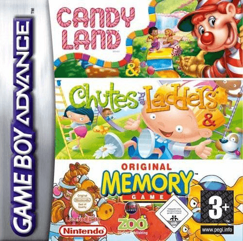 3 Game Pack!: Candy Land + Chutes and Ladders + Original Memory Game