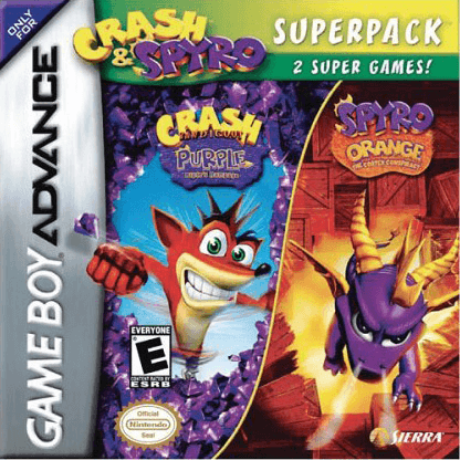 Crash & Spyro Superpack: Spyro Orange: The Cortex Conspiracy + Crash Bandicoot Purple: Ripto’s Rampa