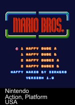 Happy Mario (Mario Bros Hack)