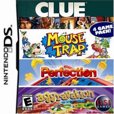 4 Game Pack!: Clue + Aggravation + Perfection + Mouse Trap