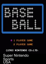 AS - Baseball (NES Hack)